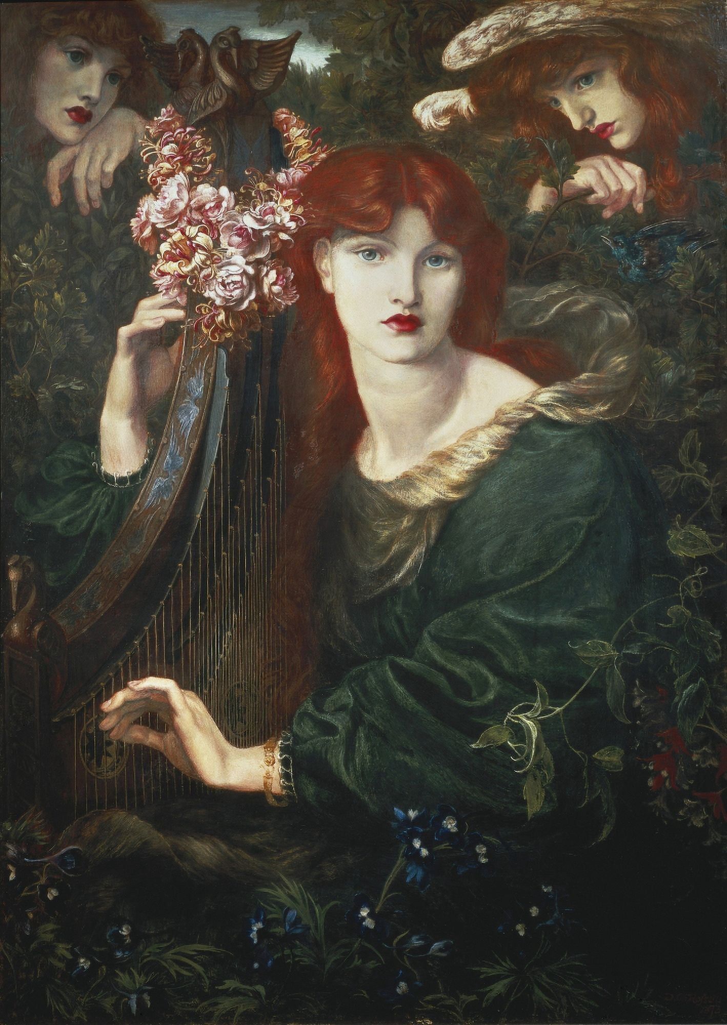 Rossetti Dante Gabriel (1828-1882) Canvas Art - (18 x 24)