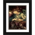 thumbnail image 1 of Rossetti, Dante Gabriel 19x24 Black Ornate Wood Framed with Double Matting Museum Art Print Titled - Beatrice, 1 of 4
