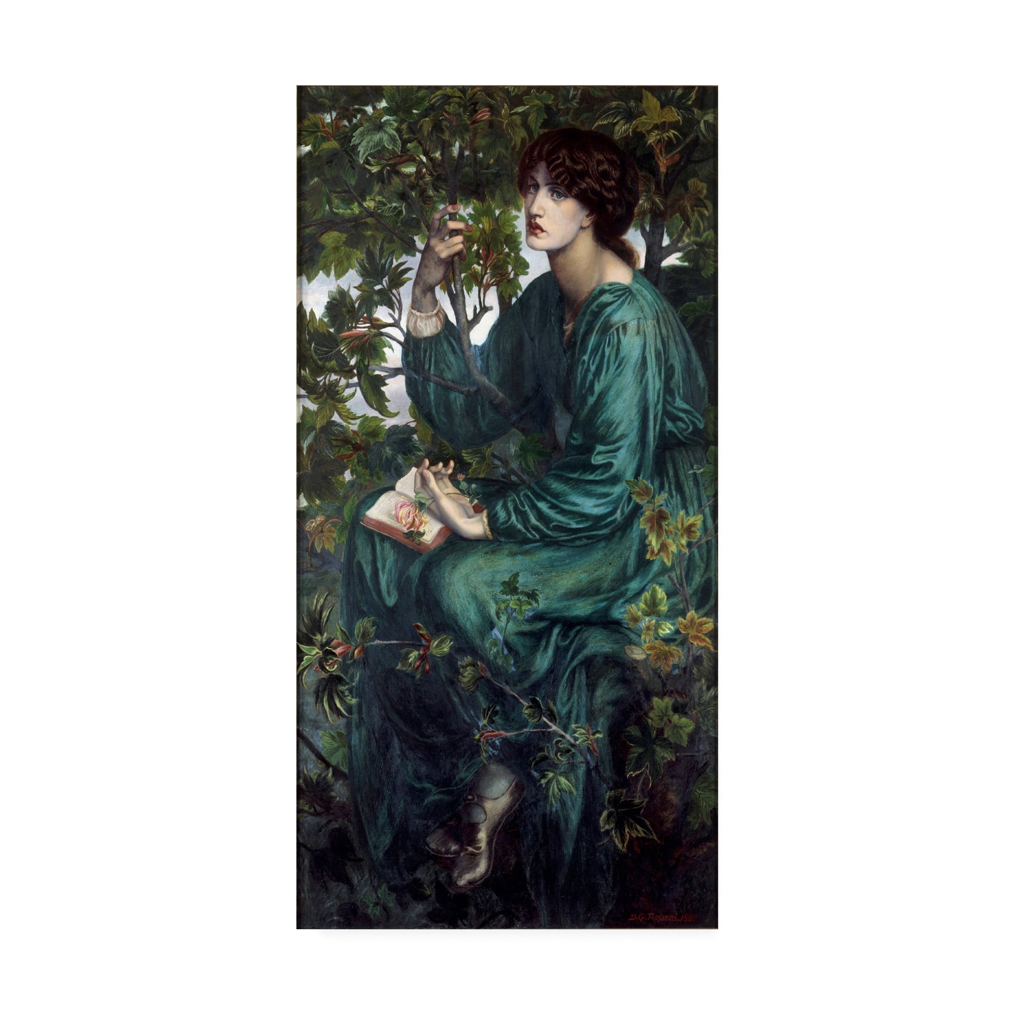 Rossetti  'The daydream' Canvas Art