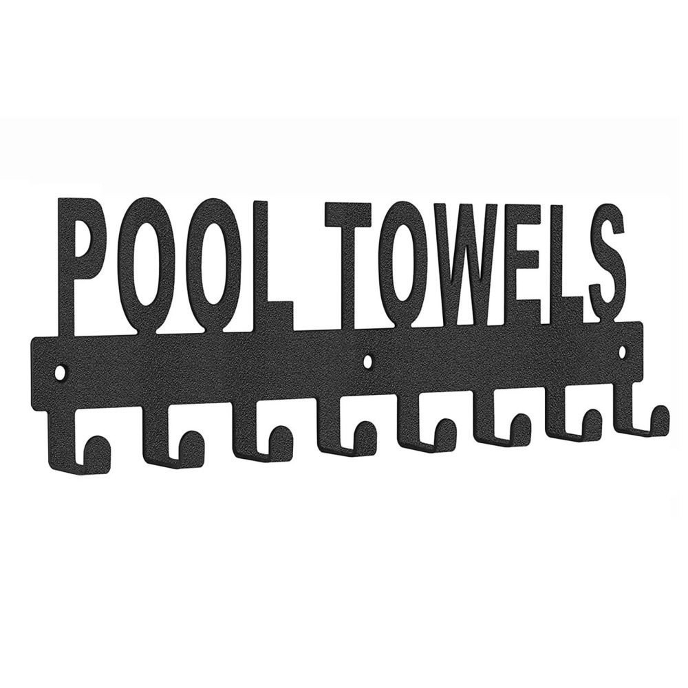 Rossi Beach Washcloth Drying Rack Holder Metal Towel Hanger Hooks Towel