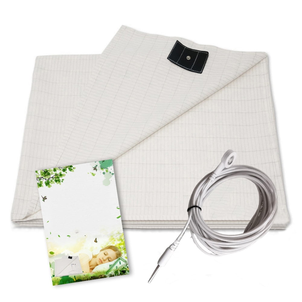Rossi AntiStatic Grounding Sleep Mat, Silver Fiber & Cotton, Improves