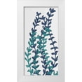 thumbnail image 1 of Rossi, Lorraine 11x18 White Modern Wood Framed Museum Art Print Titled - Denim Folia I, 1 of 4
