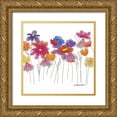 thumbnail image 1 of Rossi, Lorraine 12x12 Gold Ornate Wood Framed with Double Matting Museum Art Print Titled - Field of Flowers B, 1 of 4
