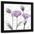 thumbnail image 1 of Lorraine Rossi 15x15 Black Modern Wood Framed Wall Art Titled - Poppy Arch 2, 1 of 6
