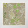thumbnail image 1 of Rossi, Lorraine 15x15 White Modern Wood Framed Museum Art Print Titled - Linen Leaves 2, 1 of 4