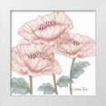 thumbnail image 1 of Rossi, Lorraine 15x15 White Modern Wood Framed Museum Art Print Titled - Pink Poppies 2, 1 of 4