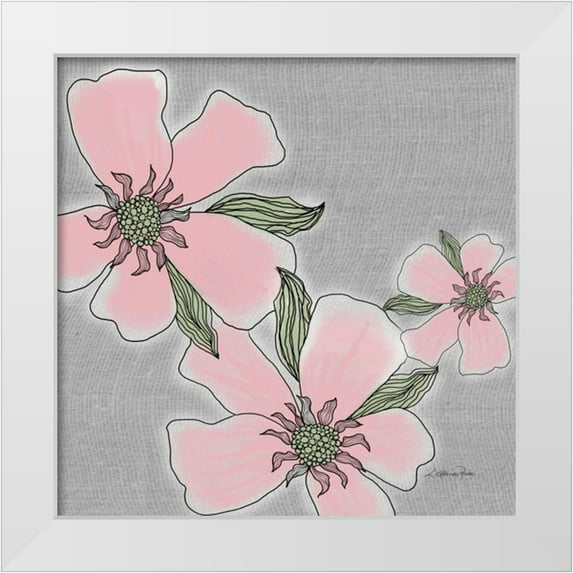 Rossi, Lorraine 20x20 White Modern Wood Framed Museum Art Print Titled - Rossi Rose Quartz 2