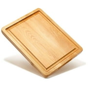 Rossie Home Blonde Maple Reversible Cutting Board with Juice Grooves, 14" x 11" x 1"