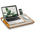 thumbnail image 1 of Rossie Home Premium Acacia Wood Lap Desk, Golden Saddle, 1 of 7