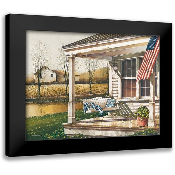 Rossini, John 24x19 Black Modern Framed Museum Art Print Titled - Fall is in the Air
