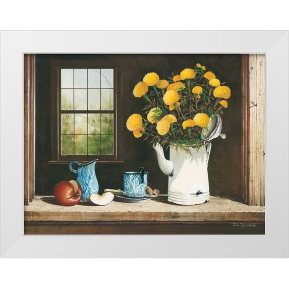Rossini, John 24x19 White Modern Wood Framed Museum Art Print Titled - Not Just for Tea