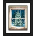 thumbnail image 1 of Rossini, John 25x32 Black Ornate Wood Framed with Double Matting Museum Art Print Titled - Holiday Window, 1 of 4