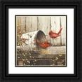 thumbnail image 1 of Rossini, John 26x26 Black Ornate Wood Framed with Double Matting Museum Art Print Titled - Playing Around, 1 of 4