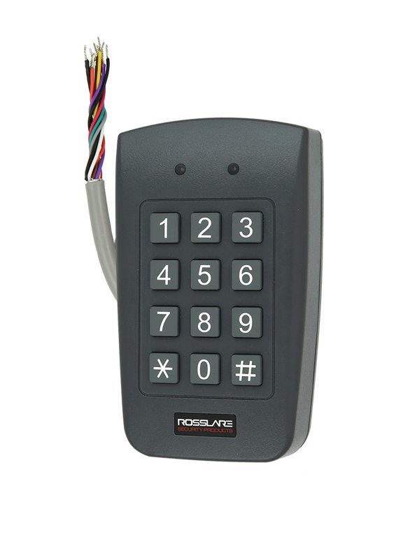 AYC-F54 Convertible Backlit PIN Access Control Reader Controller, 500 Users, Wiegand, Clock and Data, IP65