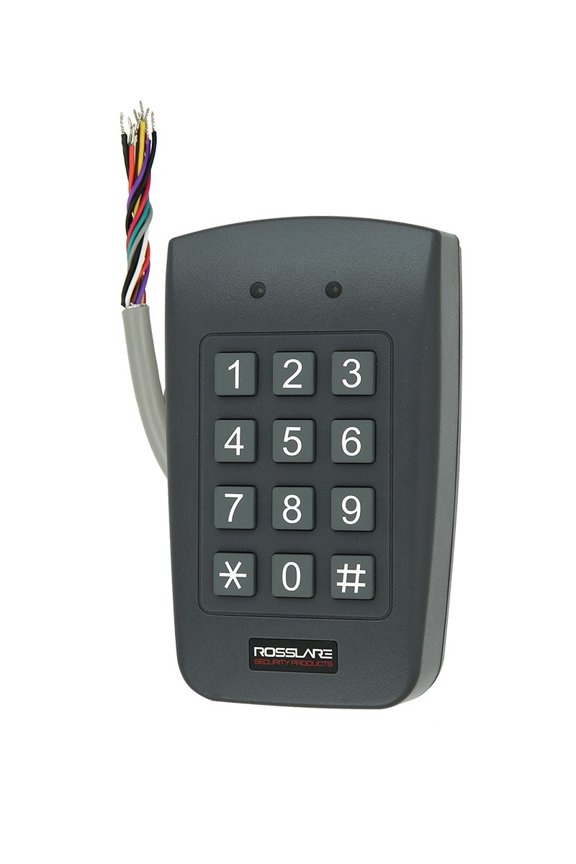AYC-F54 Convertible Backlit PIN Access Control Reader Controller, 500 Users, Wiegand, Clock and Data, IP65
