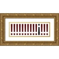thumbnail image 1 of Rossmeissl, Gerhard 14x7 Gold Ornate Wood Framed with Double Matting Museum Art Print Titled - The Signs Panorama II, 1 of 4