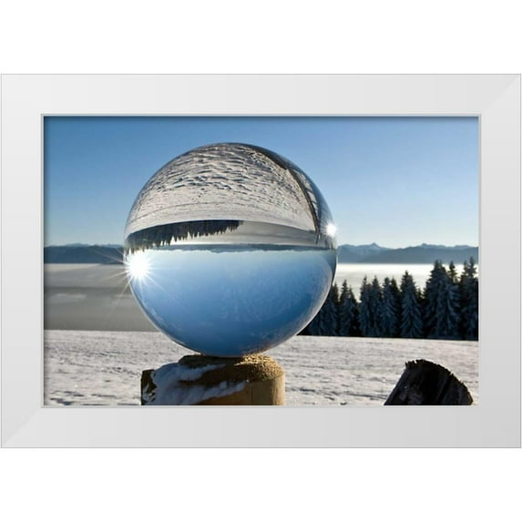 Rossmeissl, Gerhard 18x13 White Modern Wood Framed Museum Art Print Titled - Wintertraum