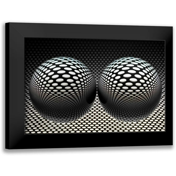 Rossmeissl, Gerhard 24x17 Black Modern Framed Museum Art Print Titled - Glaskugelspiel II