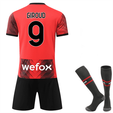 Rossoneri 23/24 Authentic #9 Giroud Home Kit