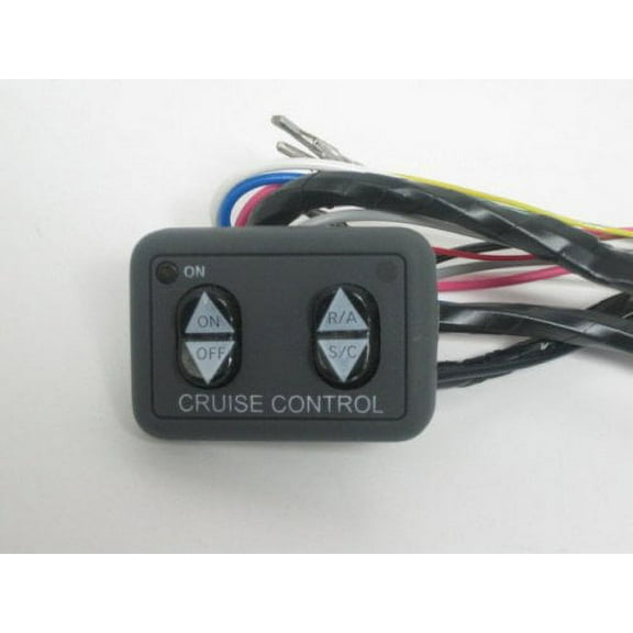 Rostra 250-3593 Universal Dash Mount Open Circuit Cruise Control Switch Without Engaged LED