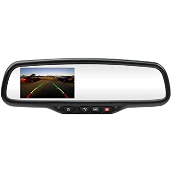 Rostra 250-8820 Auto Dimming Mirror Monitor, 4.3 Inch LCD with OnStar