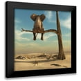 thumbnail image 1 of Rosu, O.F. 15x15 Black Modern Framed Museum Art Print Titled - The Lightness of Being, 1 of 5