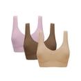 thumbnail image 1 of Rosvigor 3 Pack Sports Bra for Women Seamless Wirefree Bras Women Comfort Bra with Removable Pads, 1 of 6