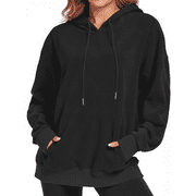 Oversized Hoodies for Women Polar Fleece Hooded Sweatshirts Drawstring Long Sleeve Pullover Tops