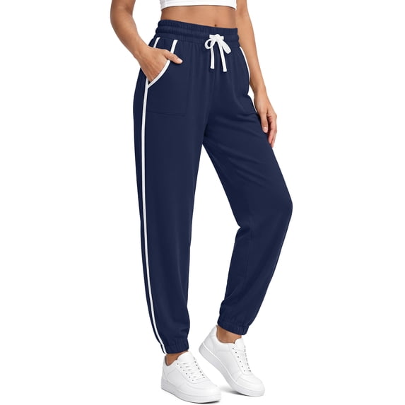 Rosvigor Sweatpants for Women High Waisted Athletic Joggers Drawstring Casual Lounge Workout Activewear Pants with Pockets