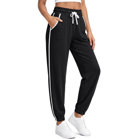 Rosvigor Sweatpants for Women High Waisted Athletic Joggers Drawstring Casual Lounge Workout Activewear Pants with Pockets