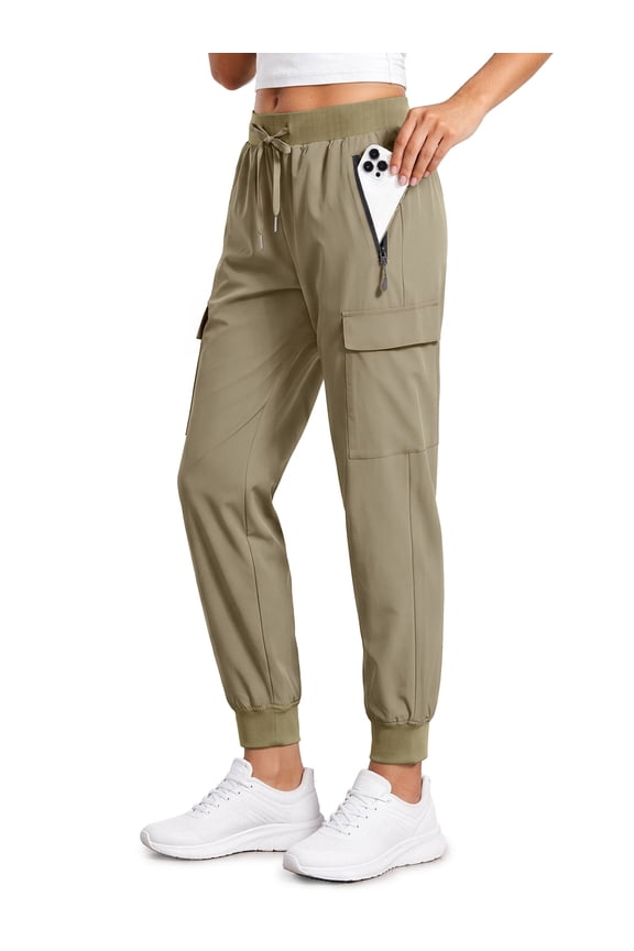 Women Cargo Hiking Pants Lightweight Joggers Women Workout Pants Outdoor Quick Dry Lounge Trousers
