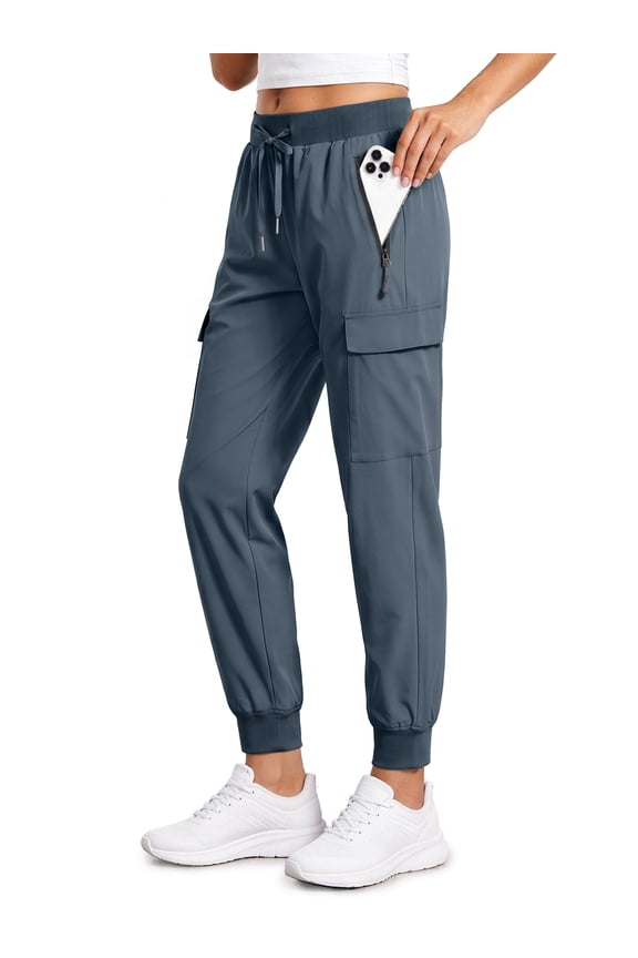 Women Cargo Hiking Pants Lightweight Joggers Women Workout Pants Outdoor Quick Dry Lounge Trousers