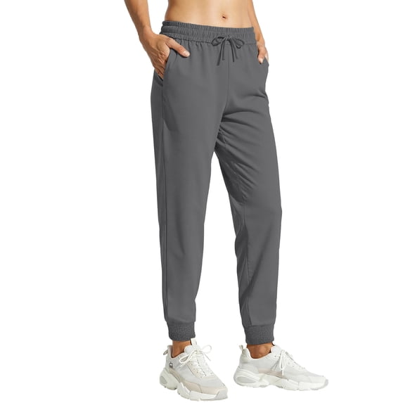 Rosvigor Women Hiking Pants Cargo Joggers Pants Quick Dry High Waisted Trousers for Travel Outdoor with Pockets