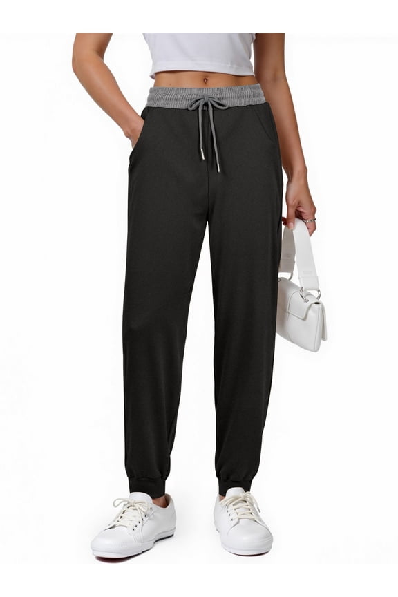 Women Joggers Lightweight Sweatpants Comfy Yoga Pants for Workout Lounge with Pockets