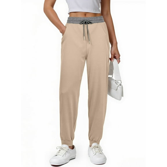 Rosvigor Women Joggers Lightweight Sweatpants Comfy Yoga Pants for Workout Lounge with Pockets