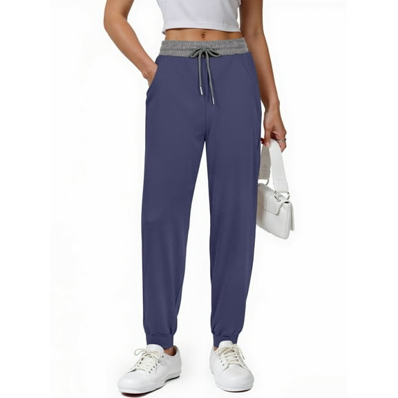 Rosvigor Women Joggers Lightweight Sweatpants Comfy Yoga Pants for Workout Lounge with Pockets