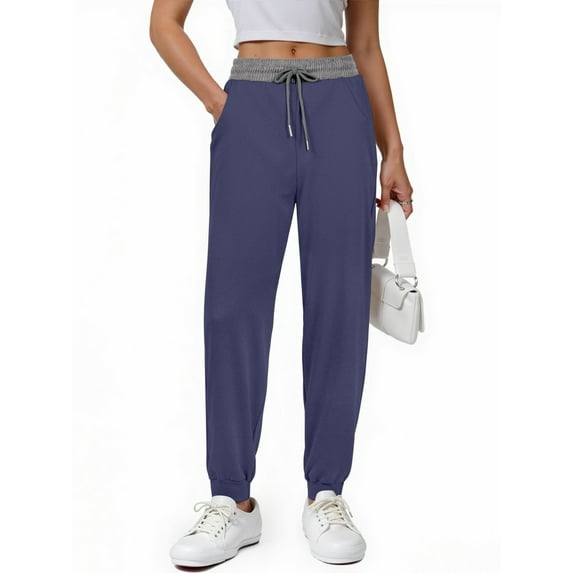 Rosvigor Women Joggers Lightweight Sweatpants Comfy Yoga Pants for Workout Lounge with Pockets