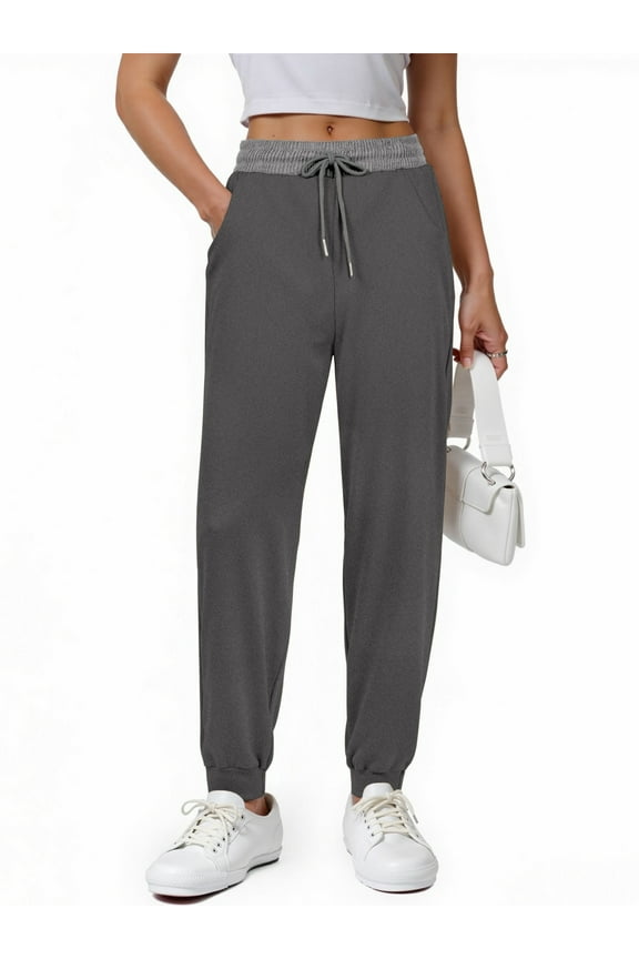Women Joggers Lightweight Sweatpants Comfy Yoga Pants for Workout Lounge with Pockets