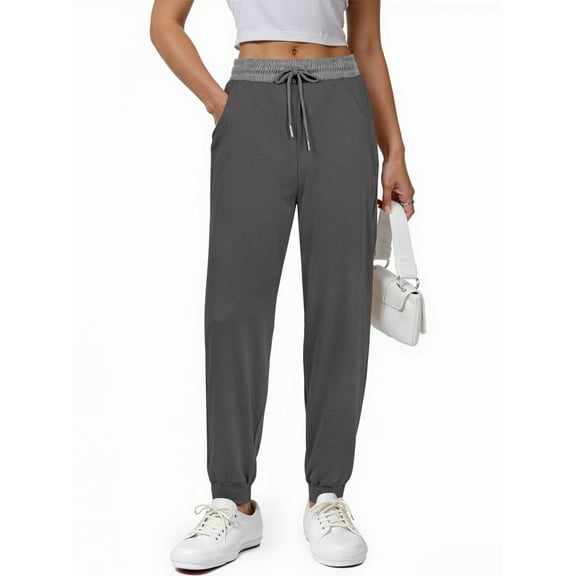 Rosvigor Women Joggers Lightweight Sweatpants Comfy Yoga Pants for Workout Lounge with Pockets