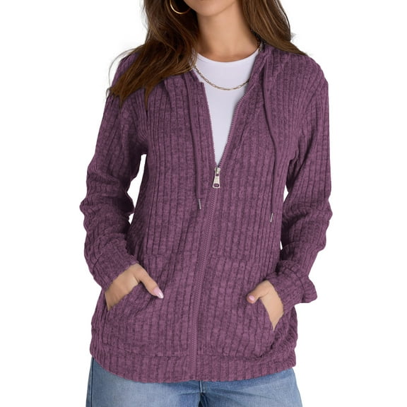 Rosvigor Womens Oversized Hoodies Lightweight Color Block Sweatshirts for Women Casual Hooded Shirts