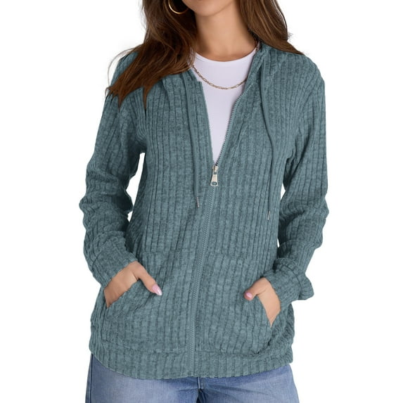 Rosvigor Womens Oversized Hoodies Lightweight Color Block Sweatshirts for Women Casual Hooded Shirts