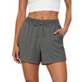 thumbnail image 1 of Rosvigor Women Shorts High Waisted Casual Soft Shorts for Women with Pockets for Gym Workout Running Lounge, 1 of 4