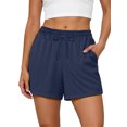 thumbnail image 1 of Rosvigor Women Shorts High Waisted Casual Soft Shorts for Women with Pockets for Gym Workout Running Lounge, 1 of 4