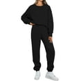 thumbnail image 1 of Rosvigor Sweatsuits sets for Womens 2 Piece Outfits Casual Tracksuits Lounge Baggy Jogger Set Fall Winter Fashion with Pockets, 1 of 6