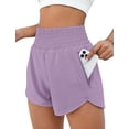 thumbnail image 1 of Rosvigor Womens Athletic Shorts High Waisted Running Shorts Gym Workout Shorts with Pockets, 1 of 7