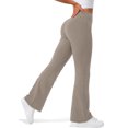 thumbnail image 1 of Rosvigor Womens Flare Yoga Pants High Waisted Bootcut Leggings No Front Seam Buttery Soft Leggings for Workout Gym Casual, 1 of 8