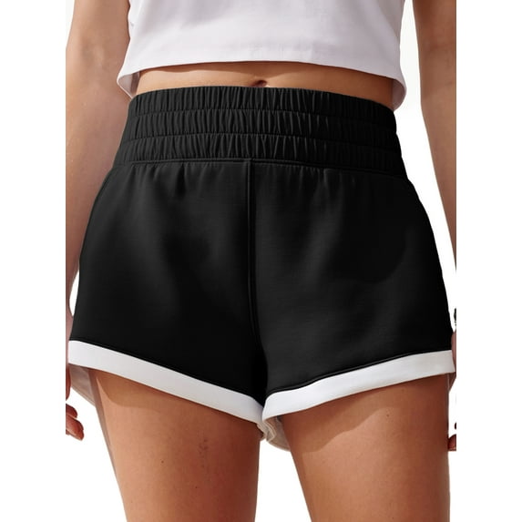 Rosvigor Womens High Waisted Shorts Cotton Shorts for Women Casual Shorts with Pockets