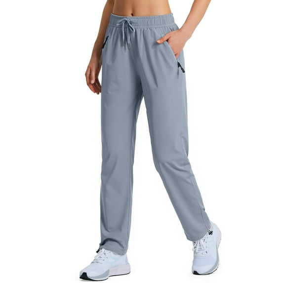 Rosvigor Womens Hiking Pants Lightweight Cargo Joggers Quick Dry Pants Athletic Travel Trousers