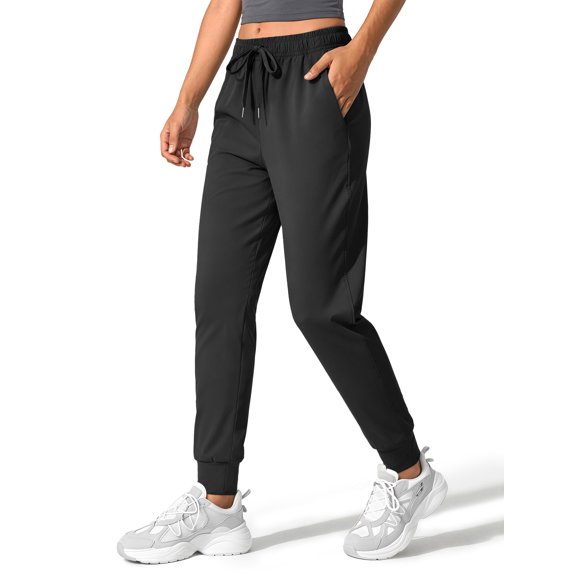 Rosvigor Womens Athletic Pants Yoga Joggers for Women Workout Track Travel Lounge Pants with Pockets