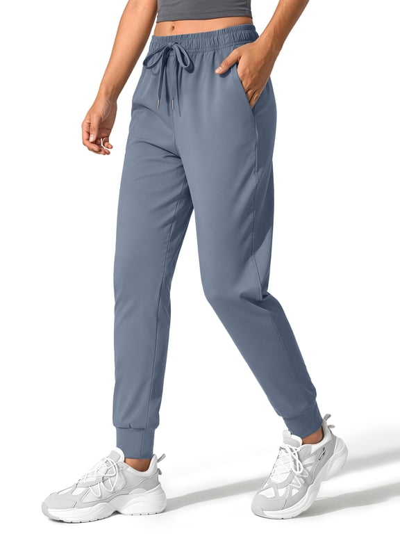 Womens Athletic Pants Yoga Joggers for Women Workout Track Travel Lounge Pants with Pockets